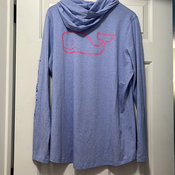 NWOT Vineyard Vines Women’s Edgartown Long Sleeve Hoodie Tee - Picture 4 of 4